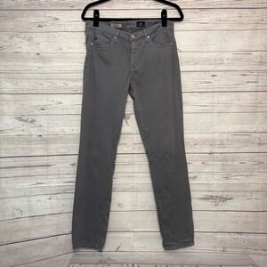 AG Adriano Goldschmied The Prima Mid-Rise Cigarette Jeans Grey 29R LSN1434-CPY